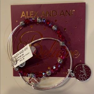 NWT Alex & Ani Believe Set With Card